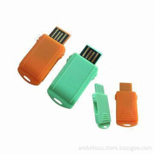 New Design Mini USB Flash Drives with 64MB to 128GB Capacity